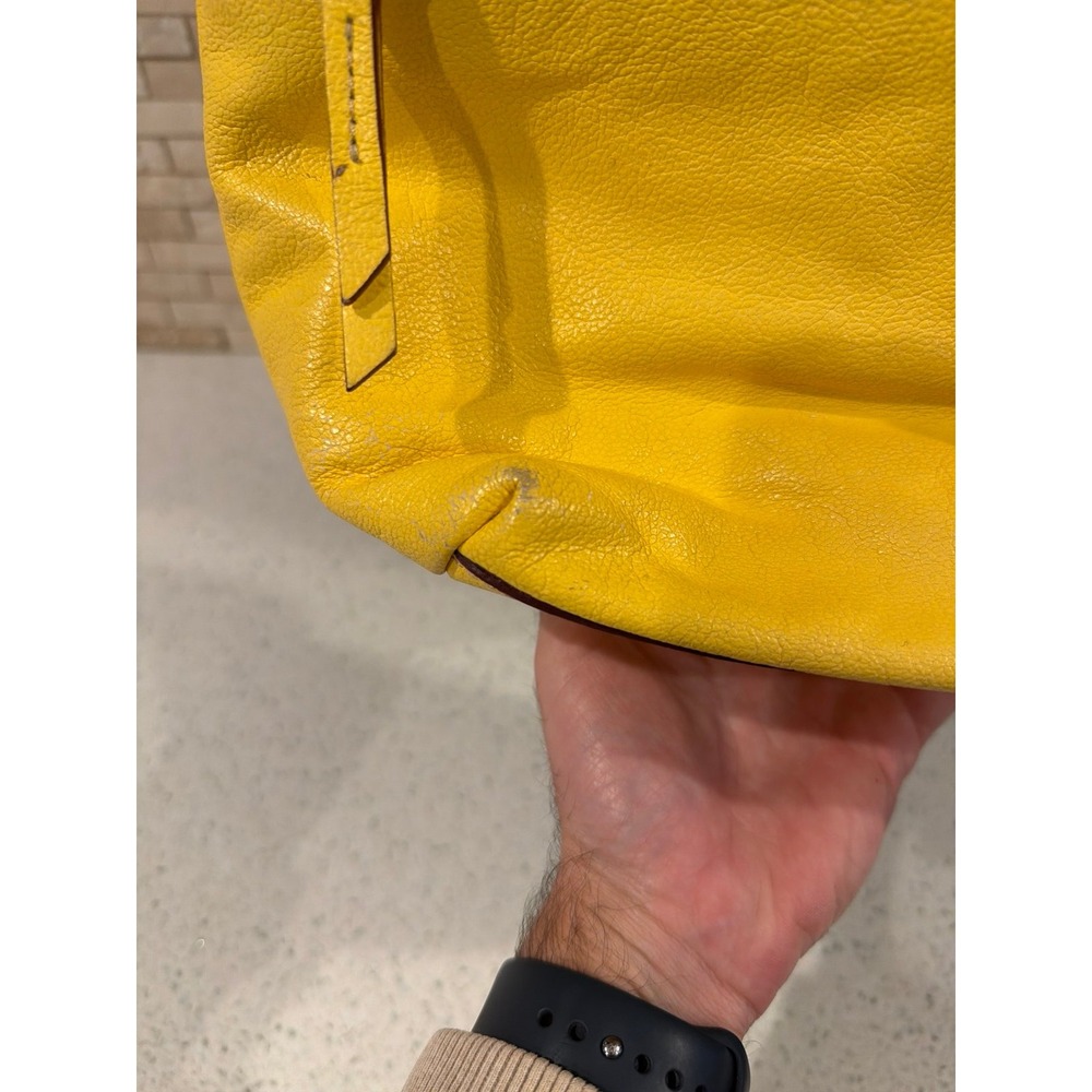 Dooney Bourke Dillen Leather Hobo Bag Yellow - Picture 3 of 9